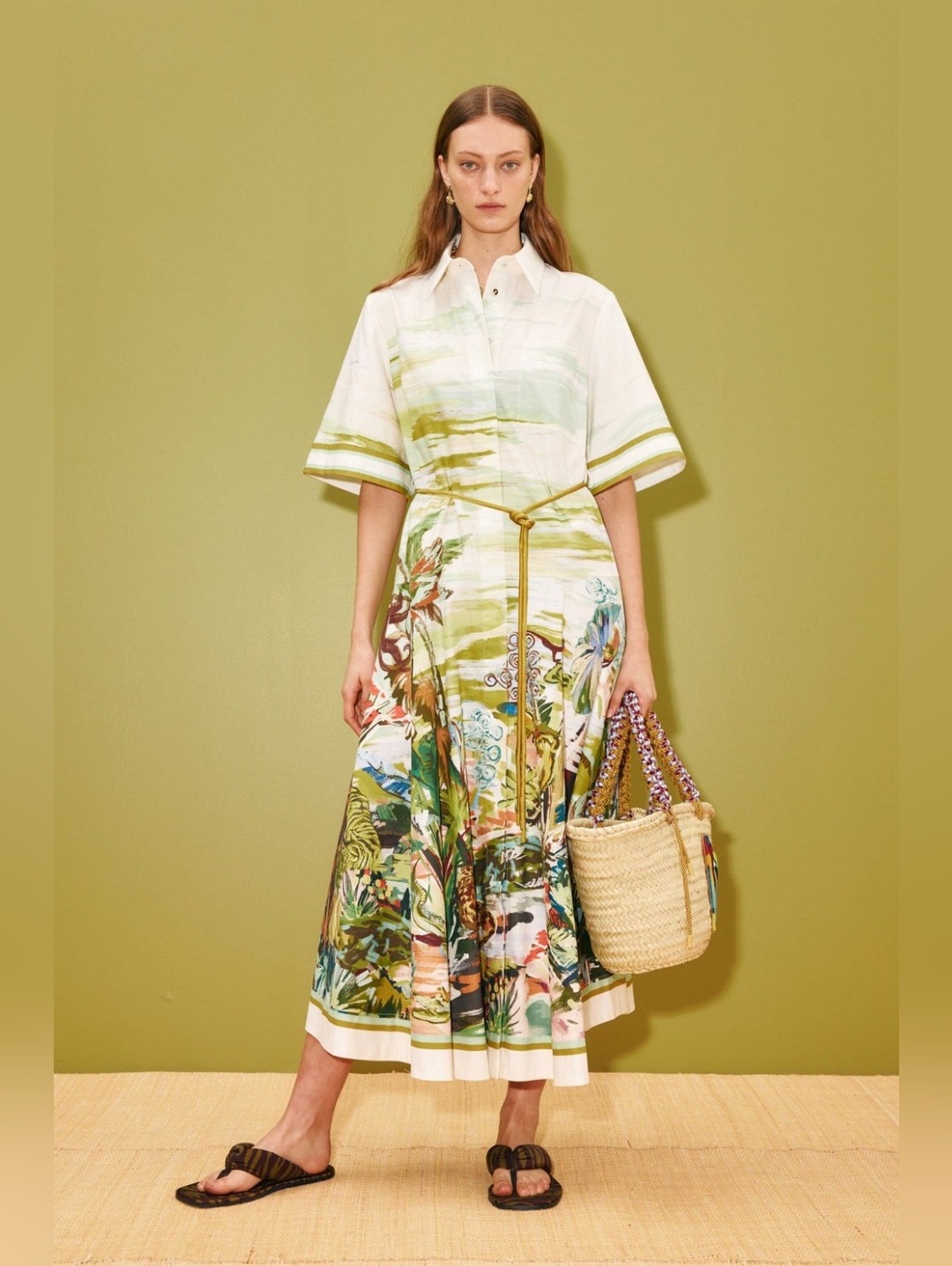 Alemais Jungle Boogie Shirtdress